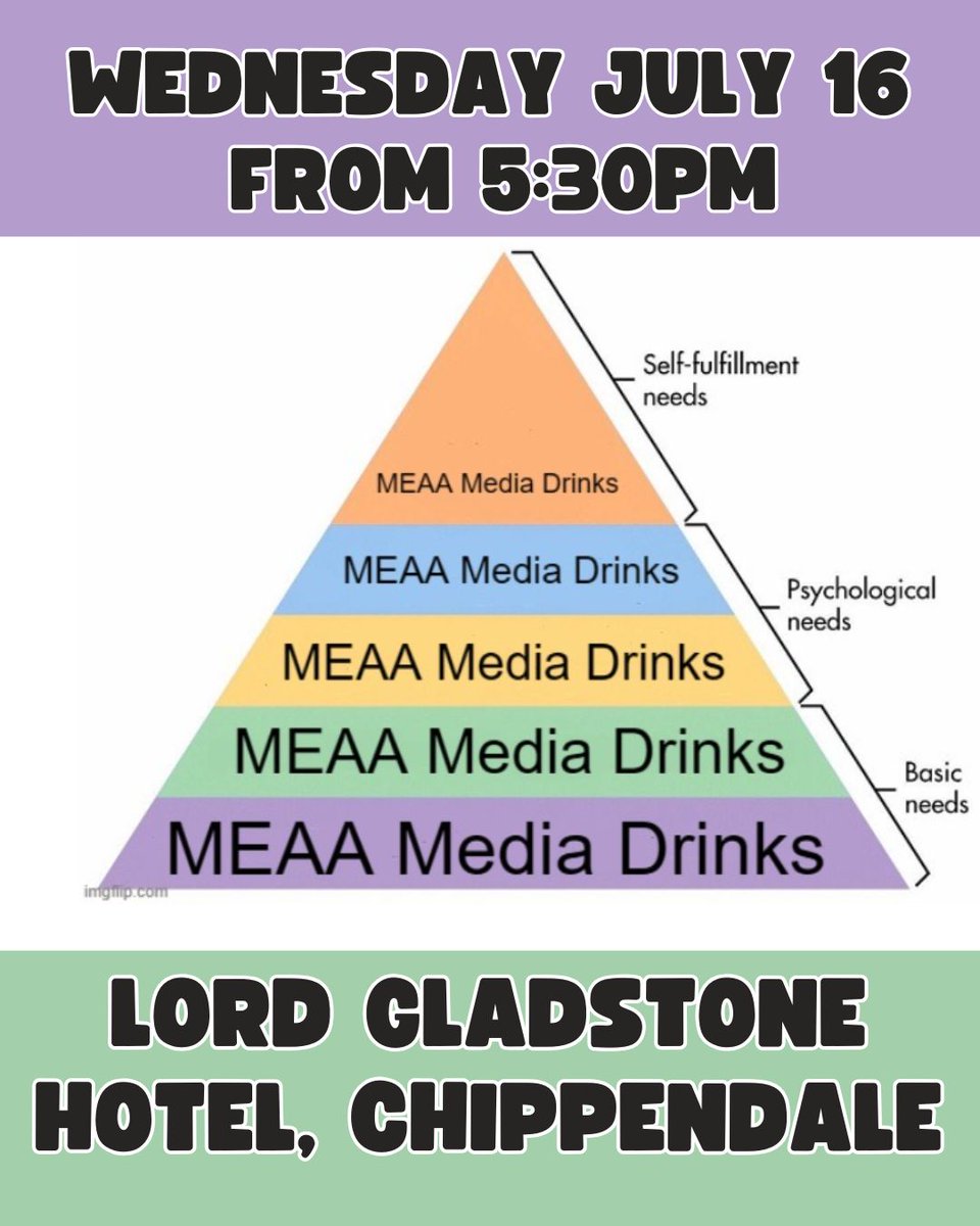 MEAA (@withmeaa) on Twitter photo Sydney journos — join us TOMORROW night for a drink!
We're toasting recent wins, celebrating union legends <a href="/mikejanda/">Michael Janda</a> and <a href="/leightonkin/">Leigh Tonkin</a>, and <a href="/NourHaydar/">Nour Haydar</a> is discussing diversity in newsrooms.
RSVP: meaa.org/events/sydney-…
#MEAAmedia Sydney journos — join us TOMORROW night for a drink!
We're toasting recent wins, celebrating union legends <a href="/mikejanda/">Michael Janda</a> and <a href="/leightonkin/">Leigh Tonkin</a>, and <a href="/NourHaydar/">Nour Haydar</a> is discussing diversity in newsrooms.
RSVP: meaa.org/events/sydney-…
#MEAAmedia