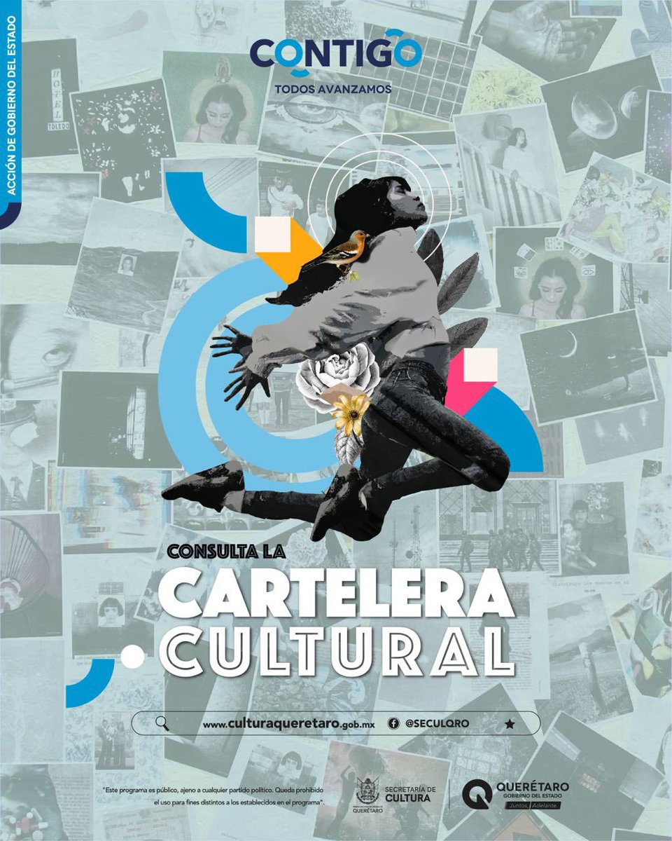 Esta semana el arte toma las calles, los teatros y los museos 
No te quedes fuera de la experiencia cultural que se vive todos los días.
👀 Consulta la cartelera y arma tu ruta cultural: mailchi.mp/dd38d86a696b/c…

#Contigo #Qromunidad #CulturaDePaz #JuntosAdelante #AlSiguienteNivel