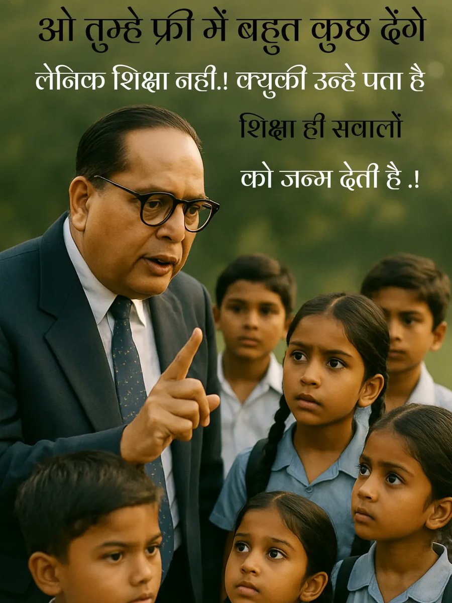मुफ़्त में सब कुछ देंगे! कांवड़ ले जाओ, तो तुम पर हेलीकॉप्टर से फूल बरसाएँगे। 5 किलो राशन फ्री! लेकिन... स्कूल बंद कर देंगे। 🤔

#नमोबुद्धाय_जयभीम साथियों ✊💙🙏
#GoodMorning 🌄
