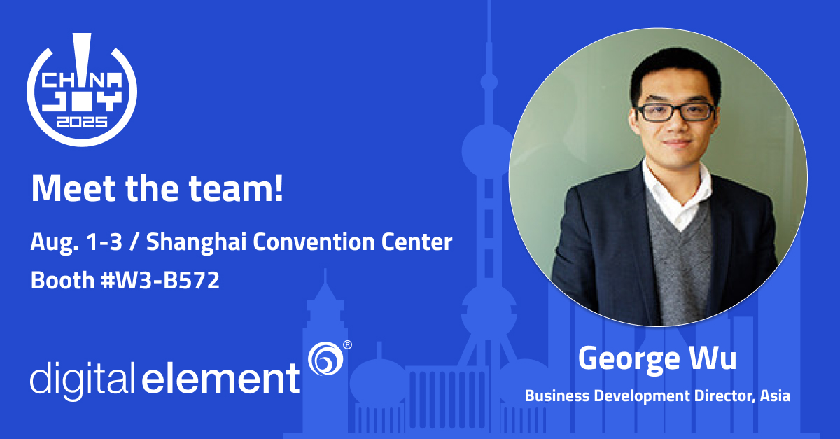 🌏 Digital Element at ChinaJoy 2025! Meet George Wu Aug 1-4 in Shanghai! 🔗 ow.ly/XZa450WpAgY #ChinaJoy2025 #DigitalElement #GamingIndustry #IPIntelligence #Innovation