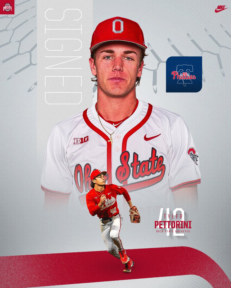 OhioStateBASE's tweet image. 𝗖𝗼𝗹𝘂𝗺𝗯𝘂𝘀 🌰 ➡️ 𝗣𝗵𝗶𝗹𝗹𝘆 🔔
@TPettorini has signed a free agent contract with the @Phillies!
#GoBucks