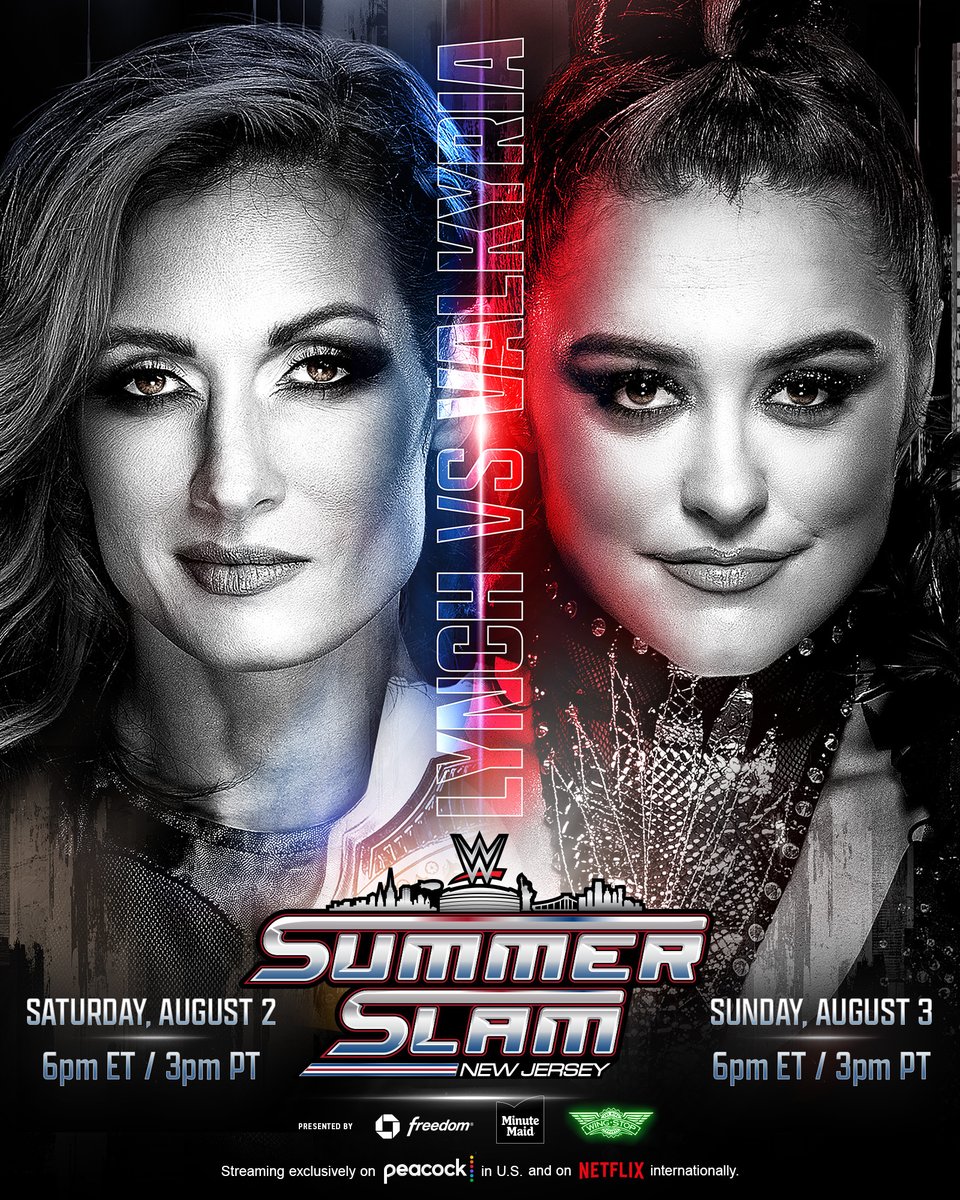 SummerSlam's tweet image. The Women's #ICTitle is on the line as @BeckyLynchWWE defends against former champion @Real_Valkyria at the first-ever two night #SummerSlam!
π @MetLifeStadium
ποΈ bit.ly/3GDD1cA