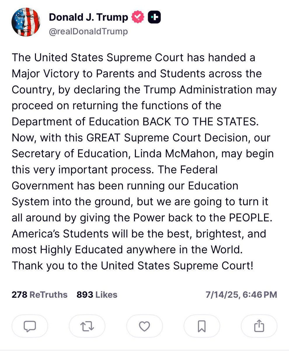 A great win for Oklahoma parents and students. Thank you President <a href="/realDonaldTrump/">Donald J. Trump</a> for your leadership!