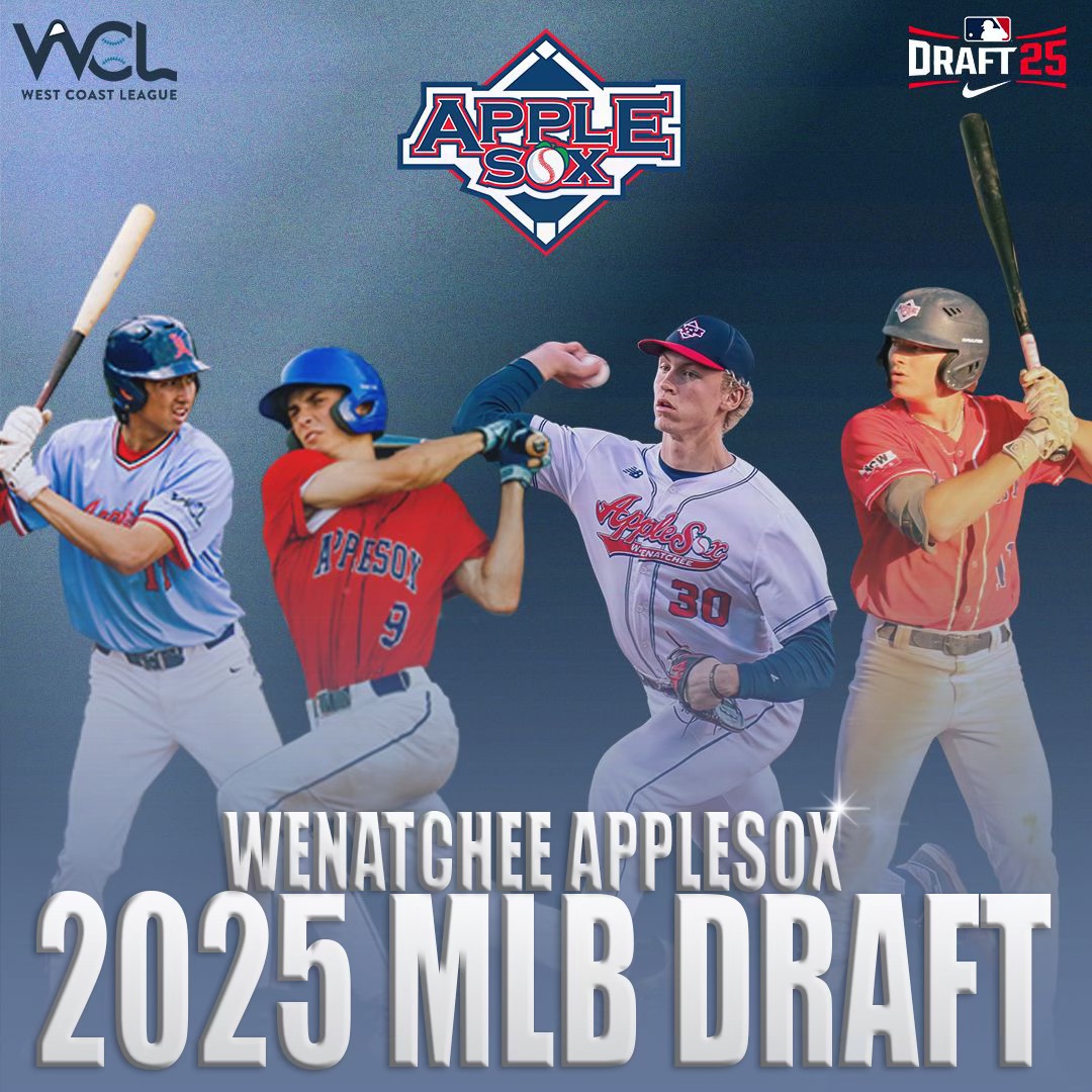 Four AppleSox alums were selected in this year's MLB Draft, marking the most for us since 2022! #SoxAreHot 

Read more about Aiva Arquette, Justin Stransky, Jadon Williamson and Jack Barker all hearing their names called this week at applesox.com
