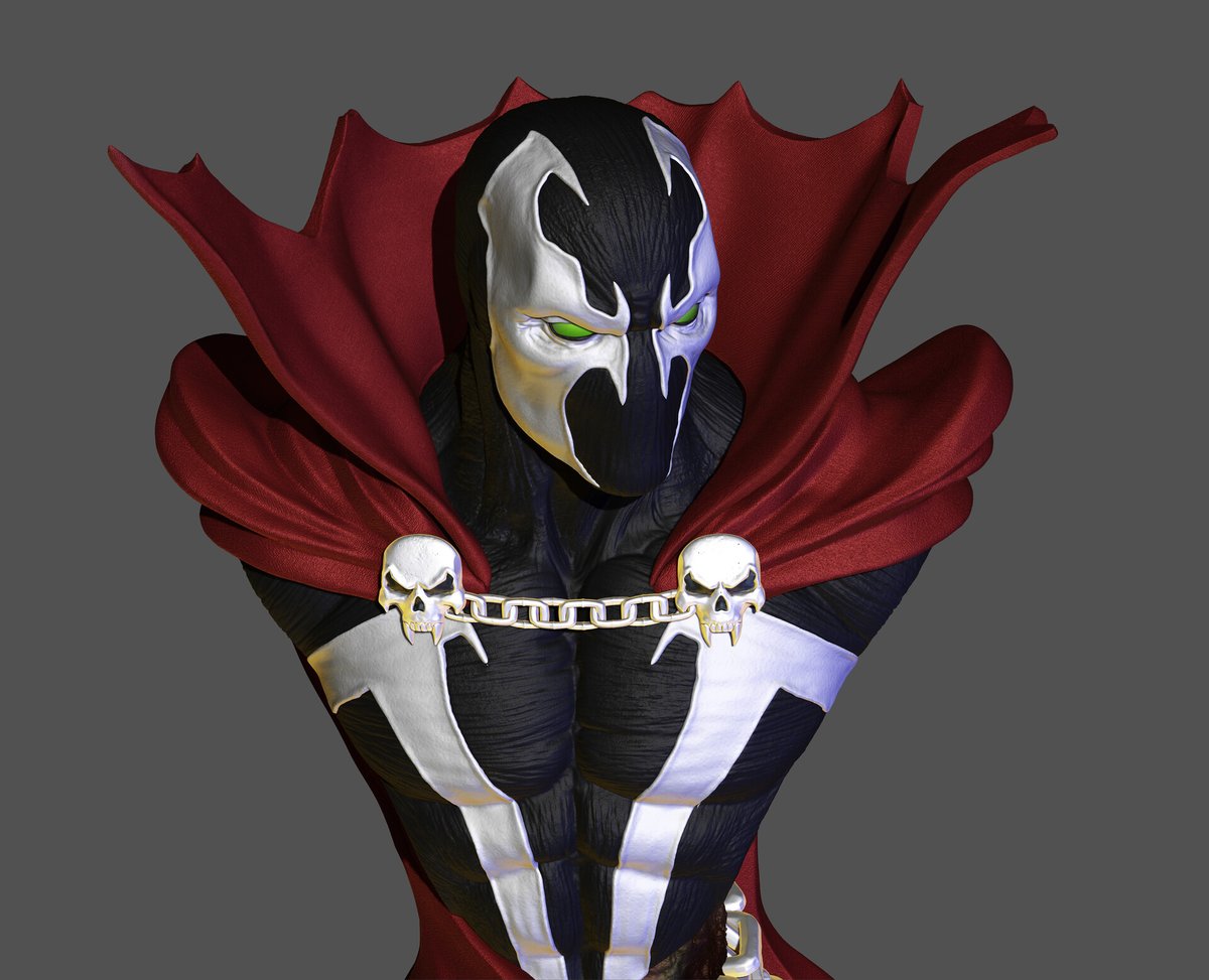 adamcohenart's tweet image. SPAWN Bust Fan art
I always liked Spawn&apos;s design, that&apos;s why I made this bust in practice. Imagining what their skin and texture would be like.
Made for 3D printing.
#Digital3D #3dsculpt #spawn #ToddMcFarlane #Collectibles #bust #skinandtexture #3dprinting #fan #3ddesign #3dart
