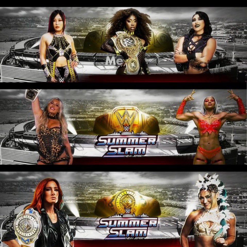 TwistedJohnX's tweet image. we all obviously rooting for jade cargill, naomi, and lyra valkyria, right?

#WWERaw