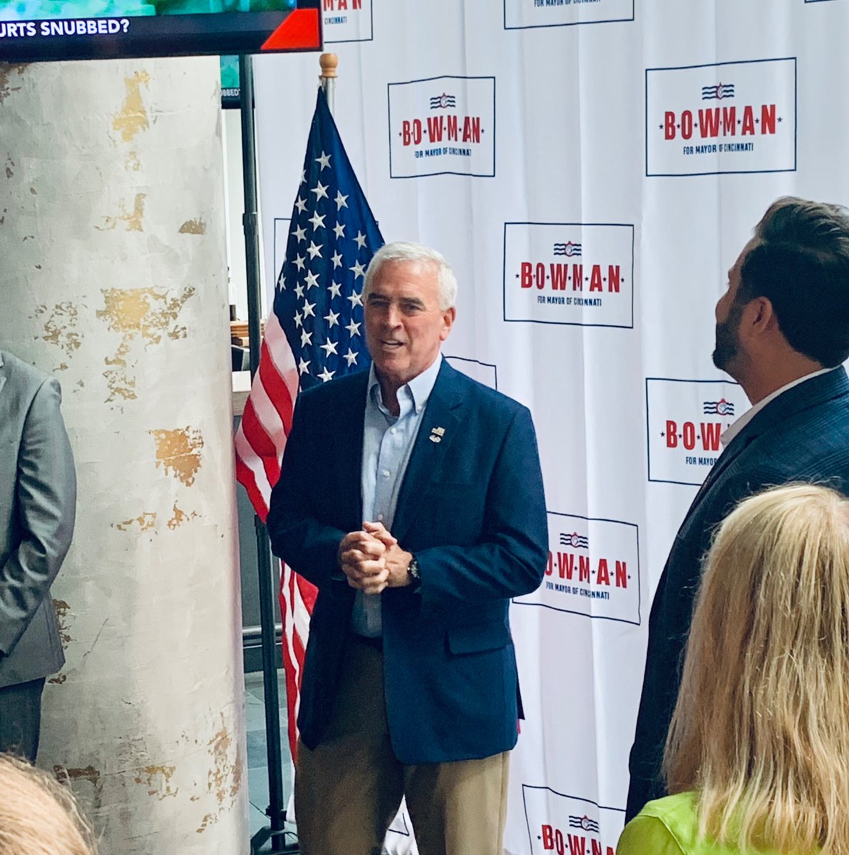 MikeOdioso's tweet image. Good times this evening joining retired Congressman Brad Wenstrup and HAMCOGOP Chair Russ Mock (among others) supporting Cory Bowman for Cincinnati Mayor campaign! 🇺🇸🇺🇸🇺🇸🇺🇸