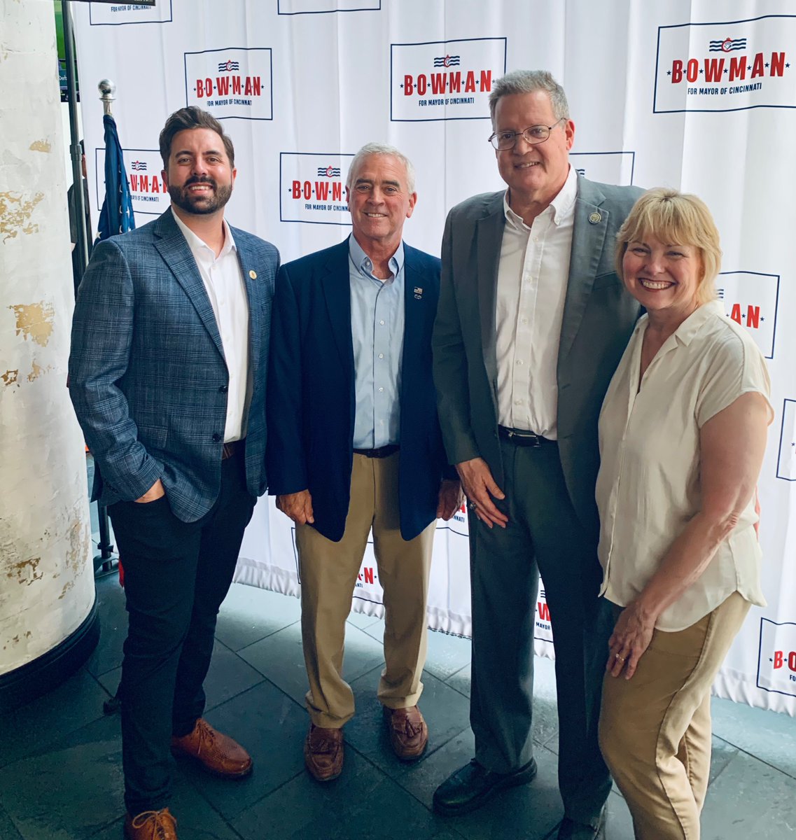 MikeOdioso's tweet image. Good times this evening joining retired Congressman Brad Wenstrup and HAMCOGOP Chair Russ Mock (among others) supporting Cory Bowman for Cincinnati Mayor campaign! 🇺🇸🇺🇸🇺🇸🇺🇸