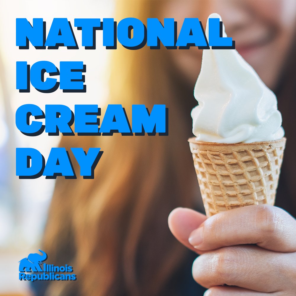 ILGOP's tweet image. 🍦🍦🍦
It's National Ice Cream Day! Drop your favorite Illinois ice cream shop in the comments!