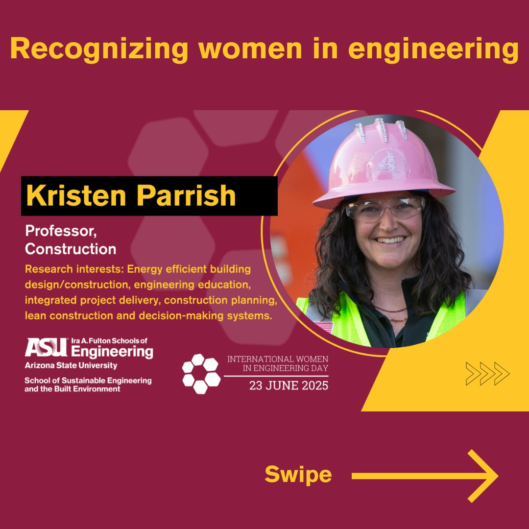 SSEBEatASU's tweet image. See how we honor our faculty and meet the new Construction in Indian Country manager in the latest SSEBE Scoop from the @SSEBEatASU. view.reply.asu.edu/?qs=ccfe47c34aโฆ ๐ ๐๏ธ #ASUEngineering #CivilEngineering #Construction #EnvironmentalEngineering #ConstructionEngineering #ASUResearch