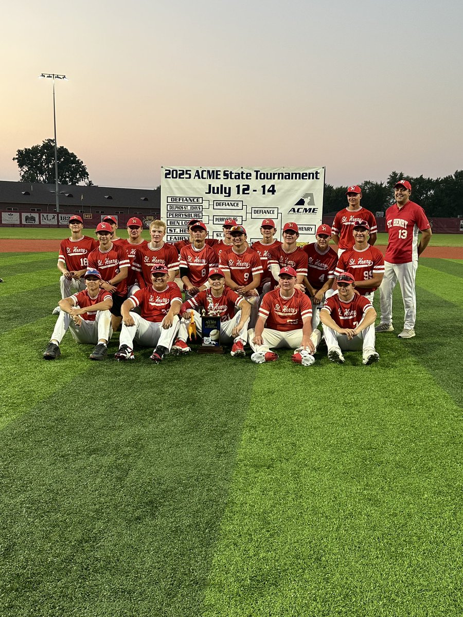 AcmeCongress's tweet image. Congratulations to the St. Henry Redskins
The 2025 ACME State Champions
@SHmikegast
