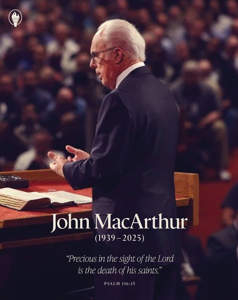 truth_unashamed's tweet image. We thank the Lord for his faithful life and legacy. We will say more in the coming days, but we want to pray now for the MacArthur family and the congregation of Grace Community Church.