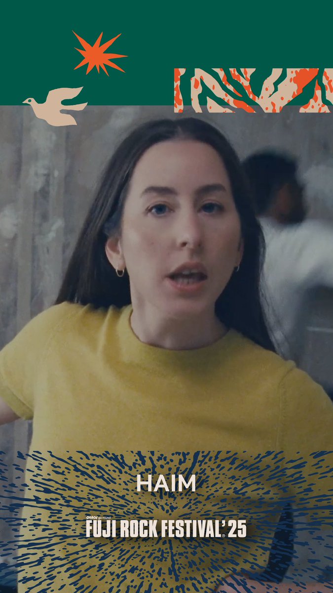 FUJI ROCK FESTIVAL (@fujirock_jp) on Twitter photo â¡ïž HAIM
æçµæ¥WHITE STAGEãããã©ã€ããŒãšããŠ
12幎ã¶ãã« #ããžãã㯠ãžã«ã ããã¯â€ïžâð¥
5幎ã¶ãã®ææ°ã¢ã«ãã ãI quitããã
ãAll over meãã®åèš³åç»ãå
¬éäžïŒ
ææ
ãšæ
ç±ãã¹ãã¬ãŒãã«è¡šçŸãããªãªãã¯ã«ã泚ç®ïŒ
ð¬youtu.be/LHpu93YnXmY
<a href="/HAIMtheband/">HAIM</a> #HAIM â¡ïž HAIM
æçµæ¥WHITE STAGEãããã©ã€ããŒãšããŠ
12幎ã¶ãã« #ããžãã㯠ãžã«ã ããã¯â€ïžâð¥
5幎ã¶ãã®ææ°ã¢ã«ãã ãI quitããã
ãAll over meãã®åèš³åç»ãå
¬éäžïŒ
ææ
ãšæ
ç±ãã¹ãã¬ãŒãã«è¡šçŸãããªãªãã¯ã«ã泚ç®ïŒ
ð¬youtu.be/LHpu93YnXmY
<a href="/HAIMtheband/">HAIM</a> #HAIM