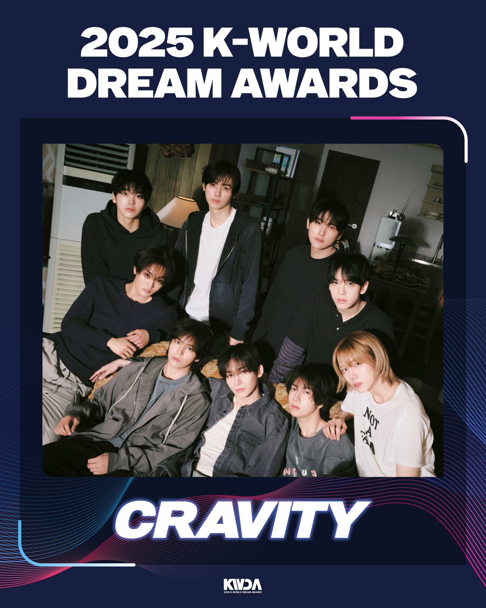 kwda_official's tweet image. DREAMS COME TRUE!✨
라인업 공개‼️
💙 CRAVITY 💙
📆2025년 8월 21일 (목)
📍잠실실내체육관
#케이월드드림어워즈 #kworlddreamawards #2025KWDA #KWDA #CRAVITY #크래비티