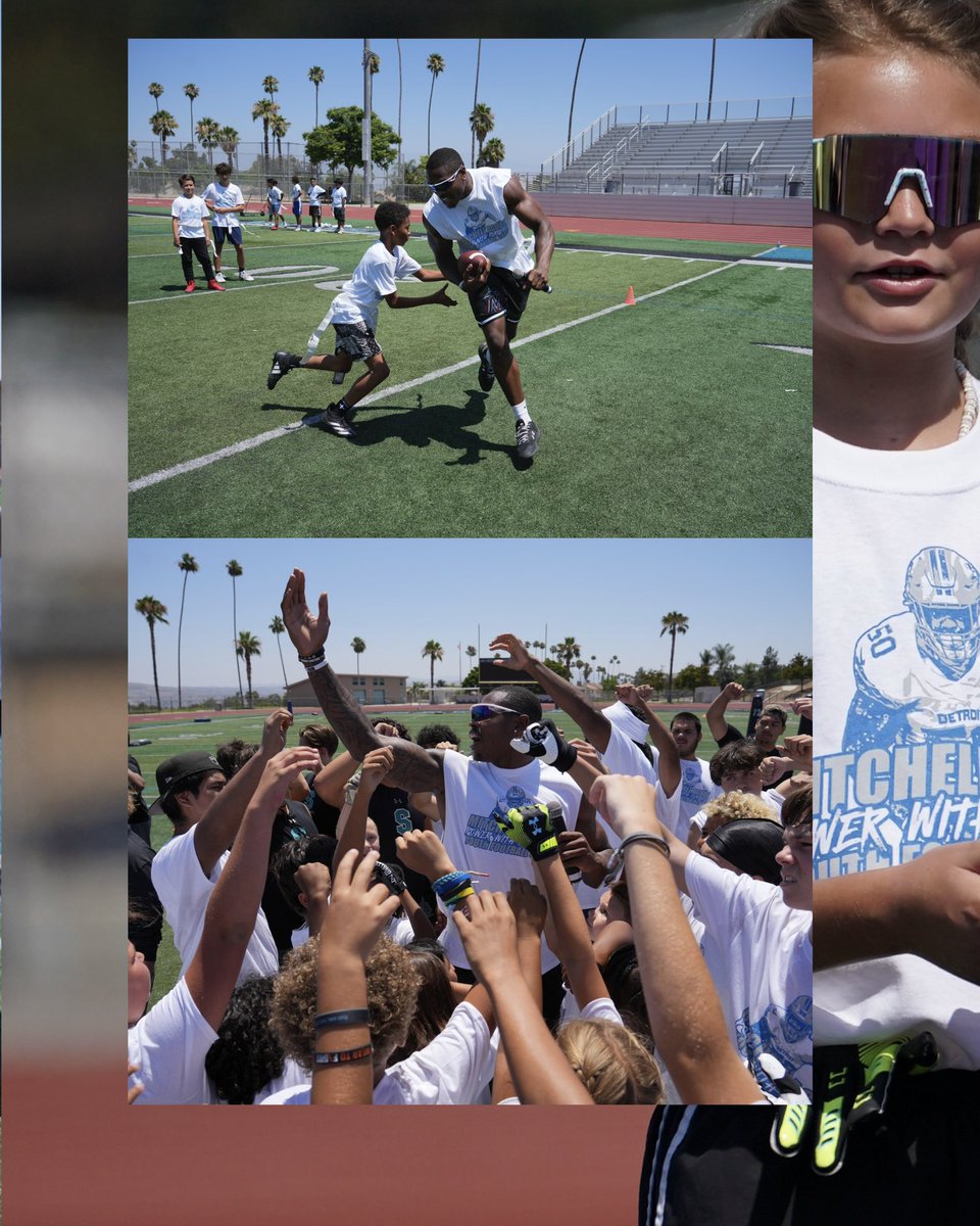 OfficialAgude's tweet photo. Just wrapped up my first inaugural “Power With Purpose” Youth Camp 🙏🏾
Grateful to pour into the next generation—this was bigger than football. It was about purpose, confidence &amp; community.

Big love to everyone who helped bring it to life 💪🏾
#PowerWithPurpose #YouthCamp https://t.co/OFXupudcIT