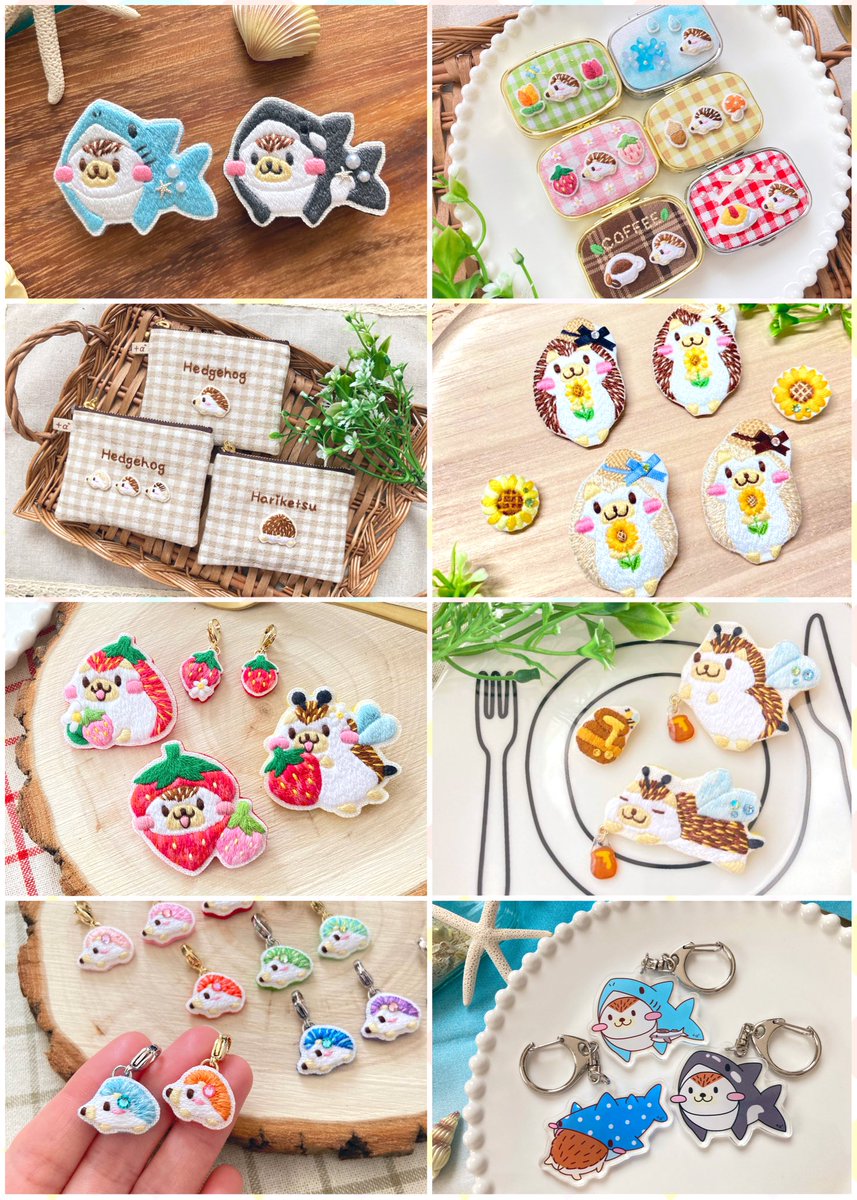 buffet_l_a's tweet image. \みんなでシェア企画✨/
「ハリネズミ+〇〇な
手刺繍・イラスト作品 🦔💕」
🎪イベント🎪
🍽8/2-3 【ブース259】
CRAFTMARKET NAGOYA
🍽8/23-24
富士ハーネス POPUP
🍽️10/18-19
静岡ハンドメイドマルシェ
and more…
お待ちしてます☺️🦔💕
🦔Thanks♡ @Lupopo_cafe 様