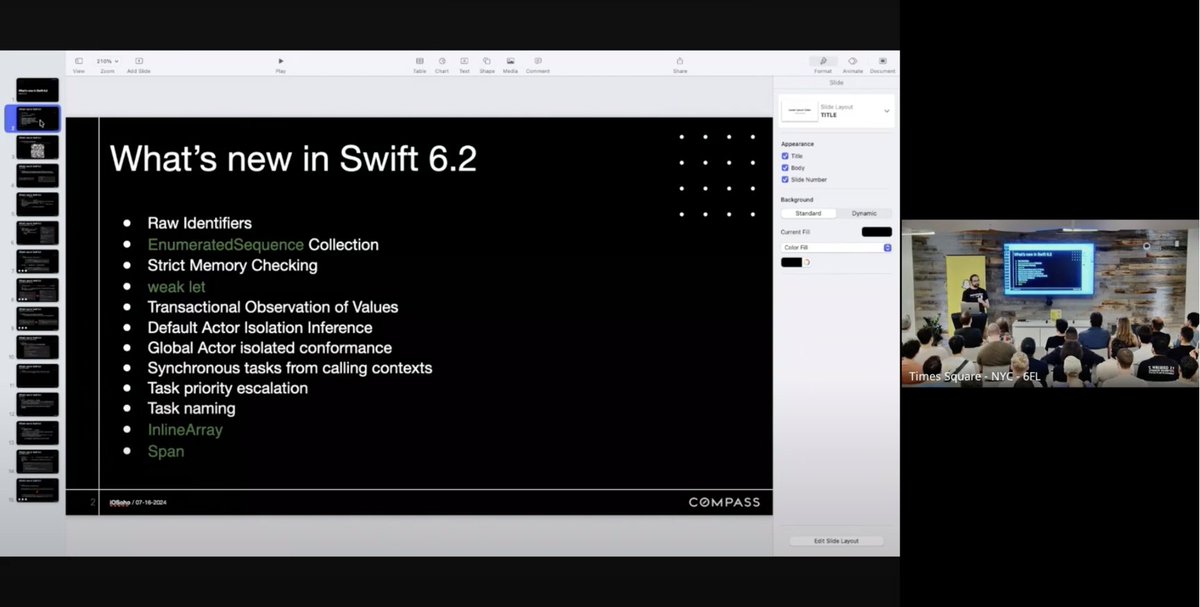 iOSoho's tweet image. 🎥 Missed the last iOSoho meetup or want a quick recap?
The recordings are up! 👉 youtu.be/q31uzuyQuK8?si…
More events ahead—stay tuned 😉