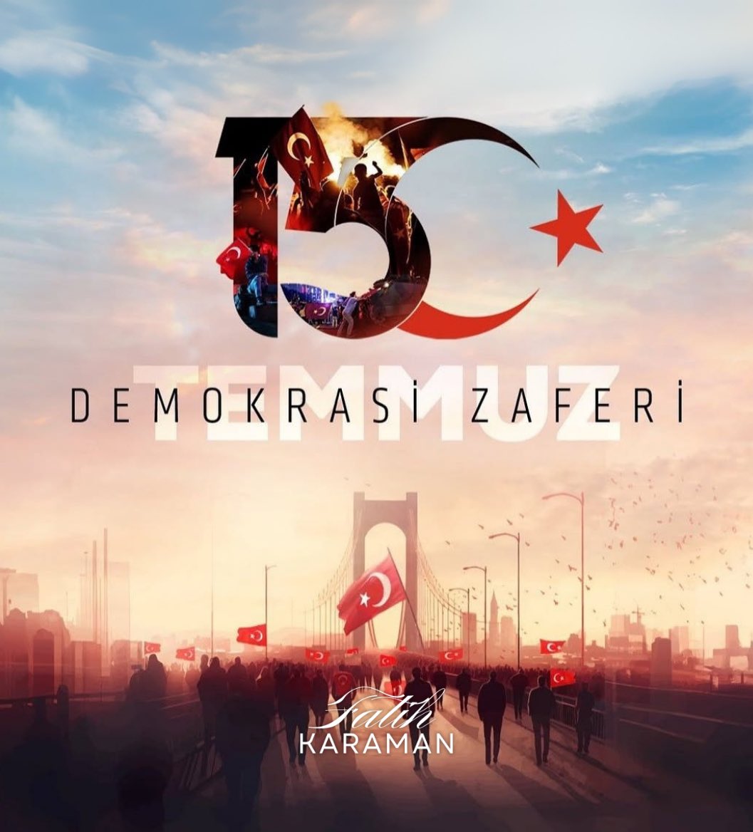 Fatih Karaman (@fatihhkaraman) on Twitter photo O ihanet gecesinde, bayrağımız için toprağa düşen şehitlerimizi ve destan yazan gazilerimizi sonsuz minnet, rahmet ve saygıyla anıyorum.
Cumhurbaşkanımız <a href="/RTErdogan/">Recep Tayyip Erdoğan</a>’ın gösterdiği dik duruş ve kararlı liderliği, milletimizin yürekleriyle ördüğü çelik irade sayesinde FETÖ’cü O ihanet gecesinde, bayrağımız için toprağa düşen şehitlerimizi ve destan yazan gazilerimizi sonsuz minnet, rahmet ve saygıyla anıyorum.
Cumhurbaşkanımız <a href="/RTErdogan/">Recep Tayyip Erdoğan</a>’ın gösterdiği dik duruş ve kararlı liderliği, milletimizin yürekleriyle ördüğü çelik irade sayesinde FETÖ’cü