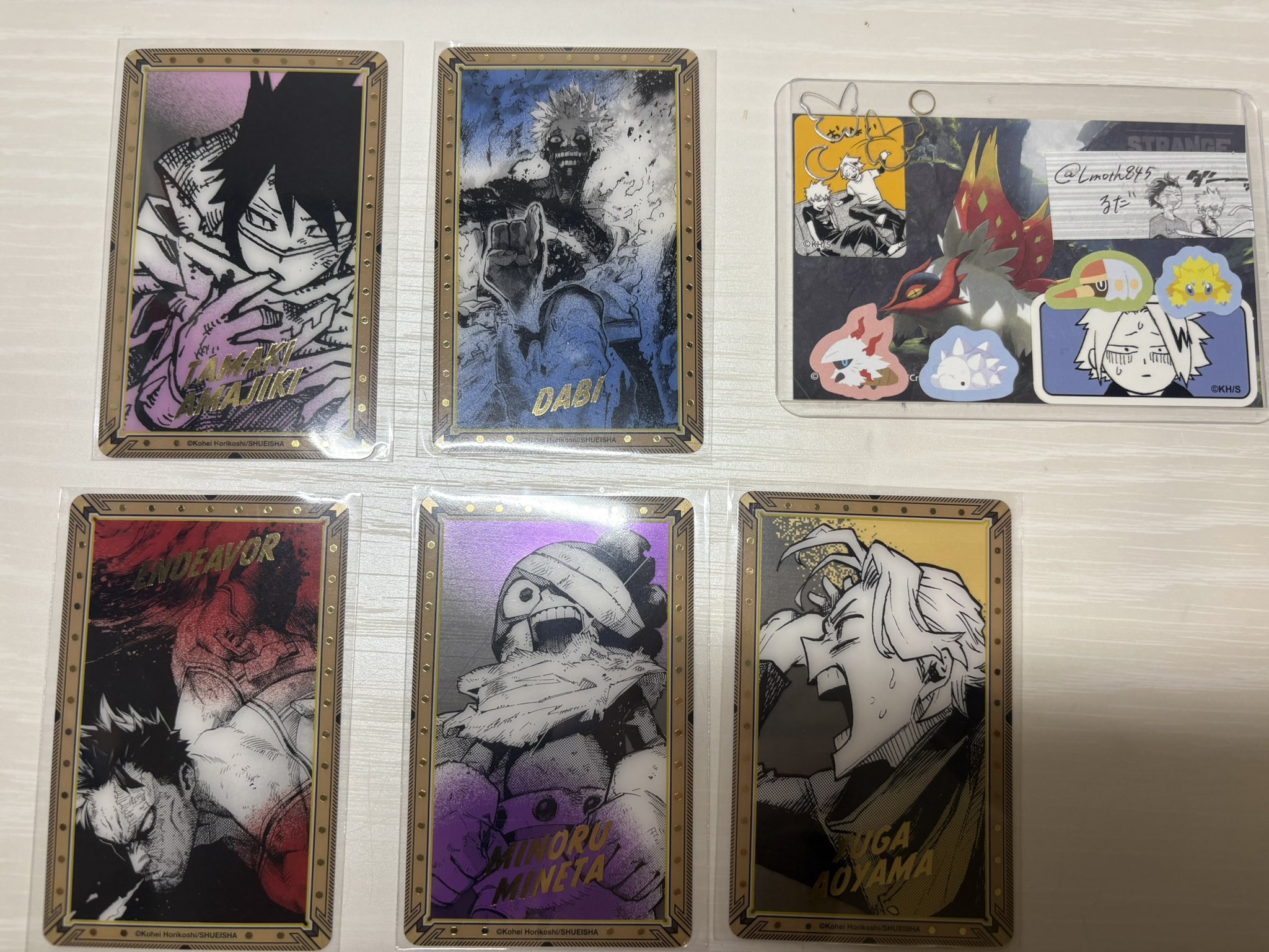 荼毘 原画展　17点セット 僕のヒーローアカデミア ヒロアカ原画展 荼毘 轟燈矢 セット販売