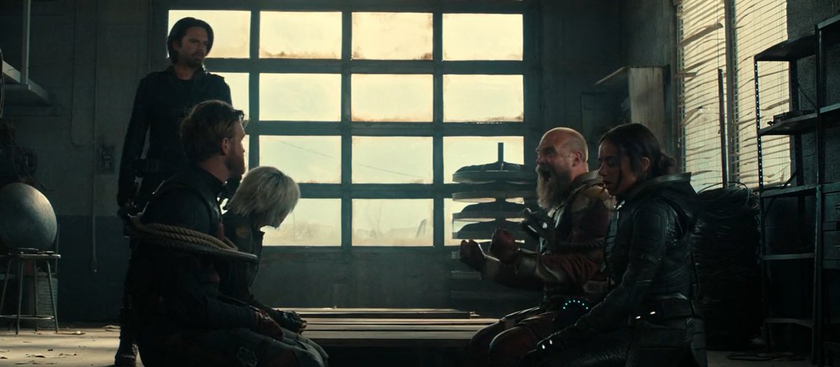 hackersins's tweet image. how do we think bucky got all four of them there when he only had one bike??