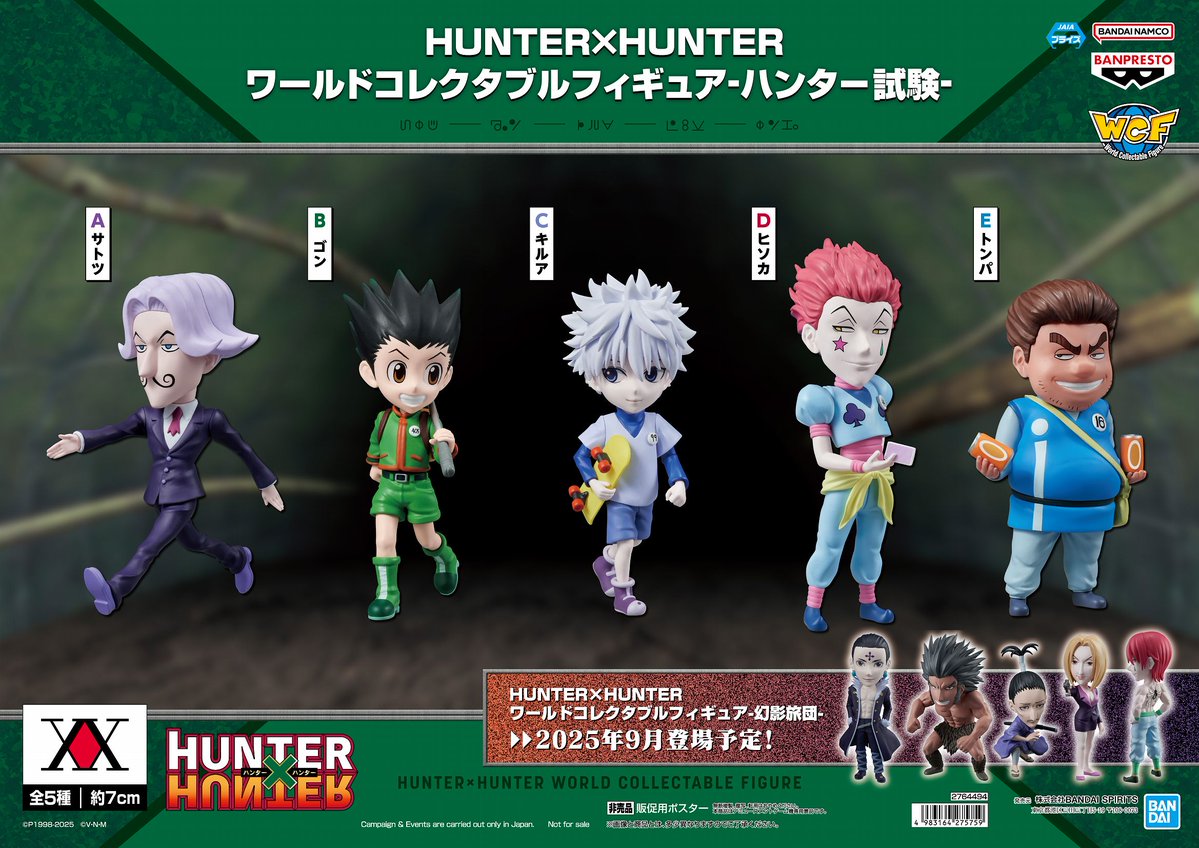 HUNTER×HUNTER ワールドコレクタブルフィギュア-ハンター試験- 入荷