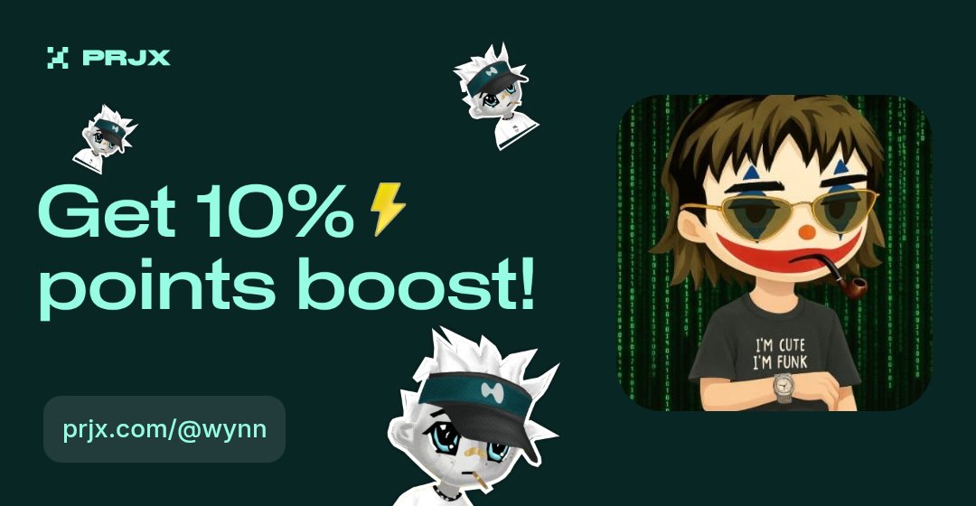 eazycazz's tweet image. Don't fall asleep @prjx_hl is live 🔥
@BOBBYBIGYIELD
Let's Go Degen! 👾
Join now! 👀
prjx.com/@wynn
