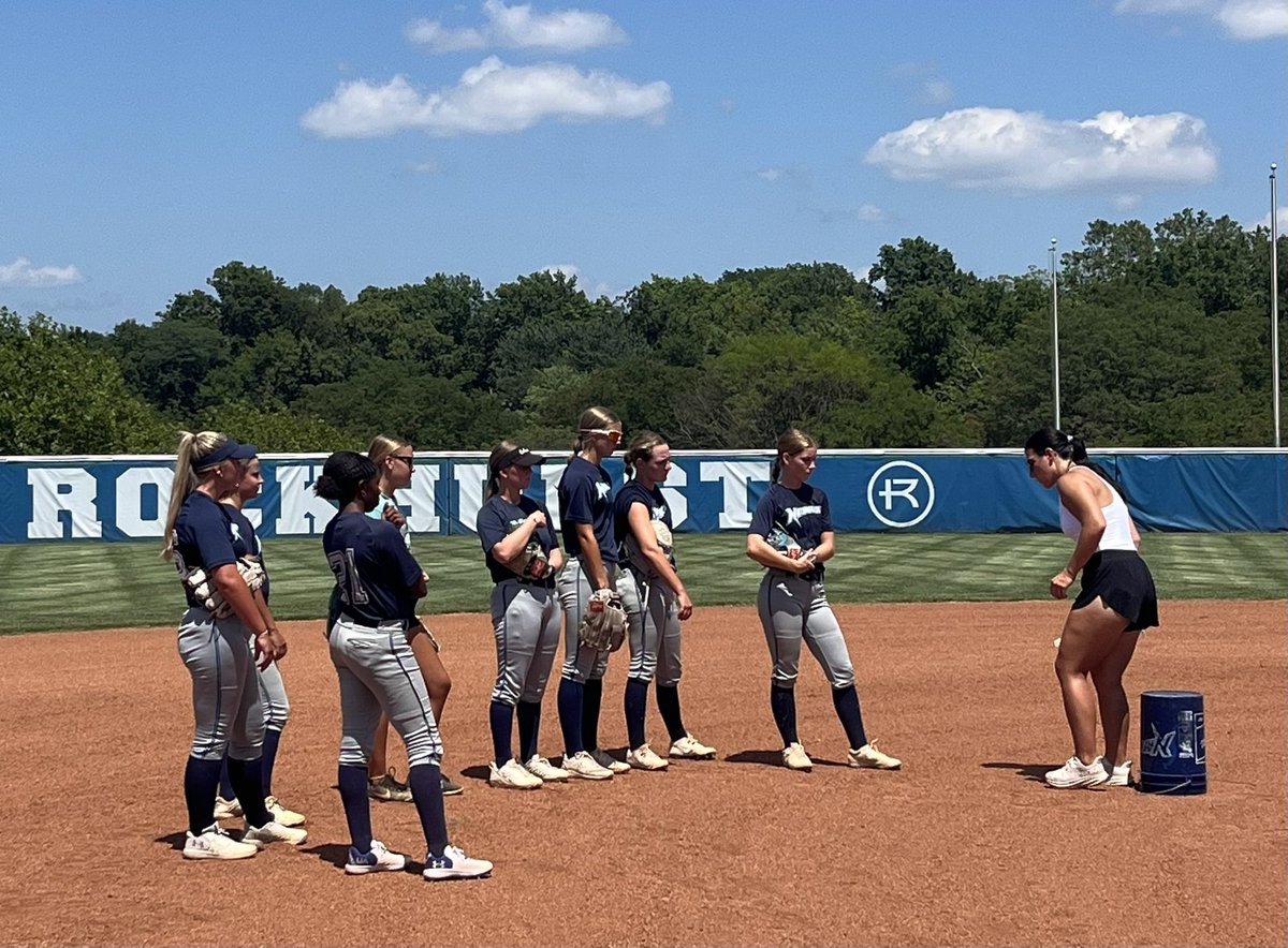 Big thank you to Coach Goss and Rockhurst University for letting us practice on their field today in preparation for Nationals in KC this week.  Took a campus tour ending with a question &amp; answer session with Coach! She took a lot of time out of her day to accommodate us.