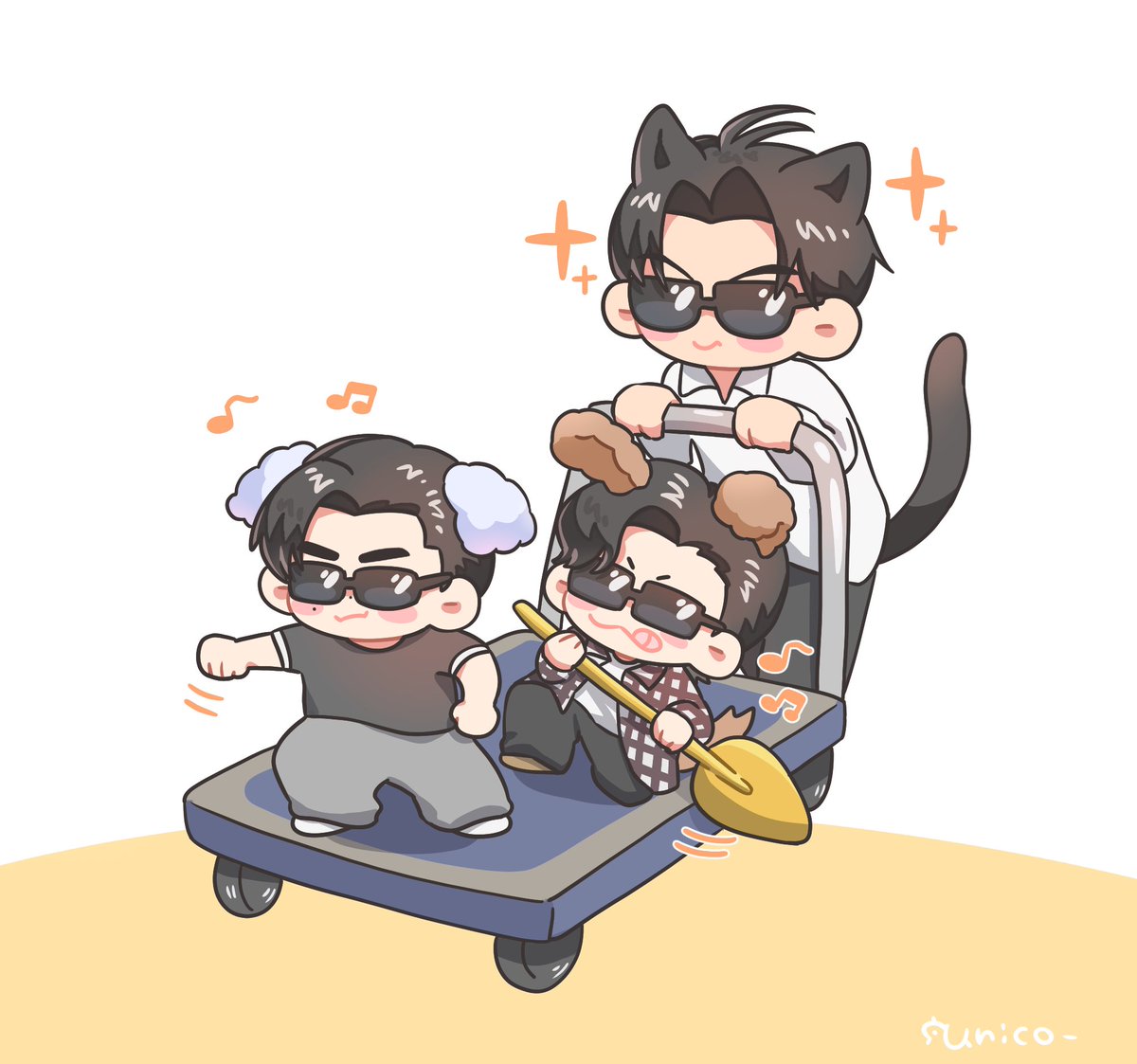 uniconinico's tweet photo. 🛒👶🏻👶🏻🐈‍⬛🚣 #02z https://t.co/6wwYDxdCNk