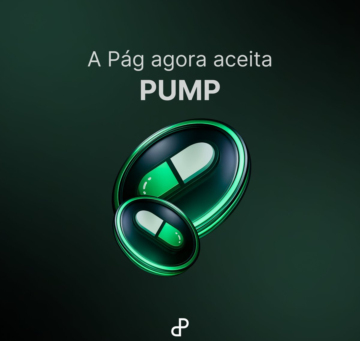 A Pág agora aceitando $PUMP para pagamentos!