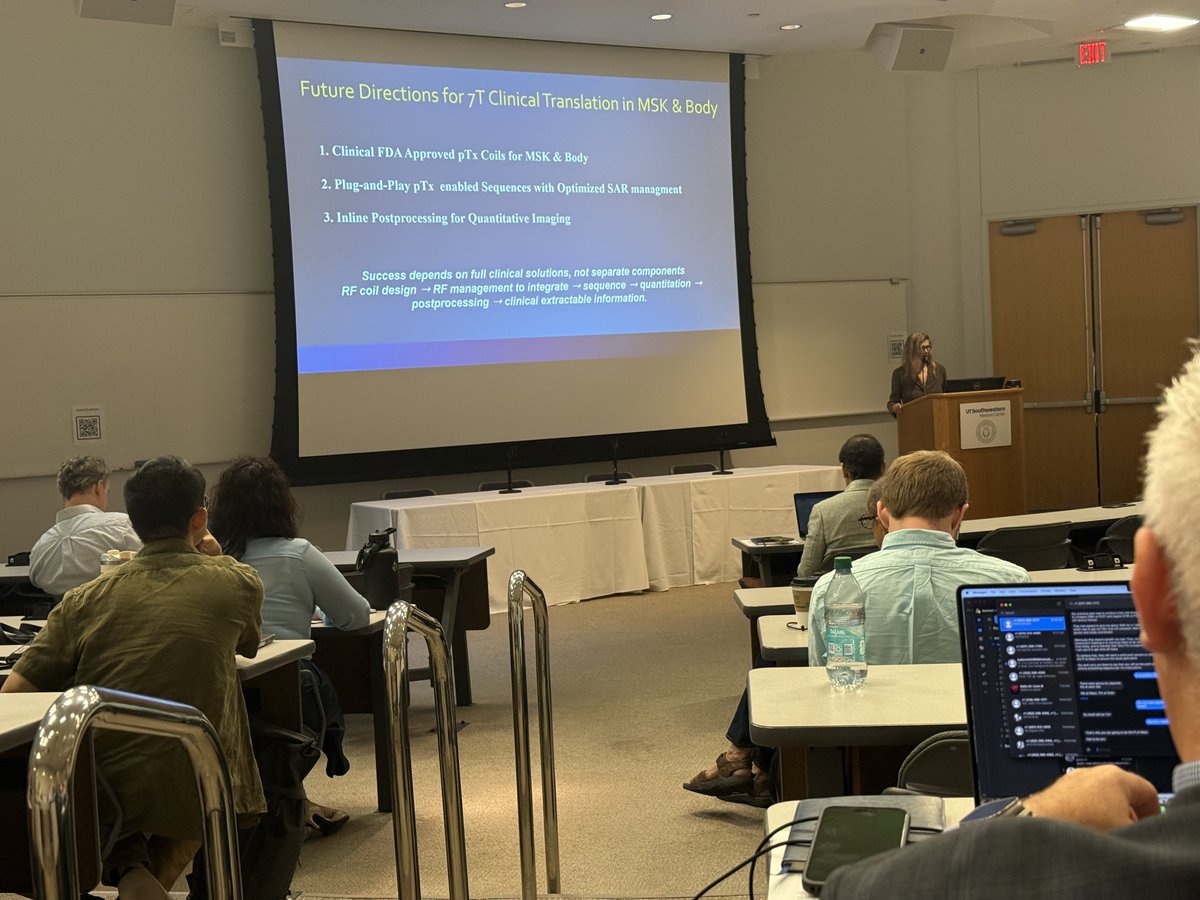 EMiddlebrooksMD's tweet image. Despite nature’s best attempts to derail me, made it to #7TANA 2025 meeting! Always enjoy seeing what our non-Neuro colleagues are up to on 7T. A great event &amp;amp; exciting talks—plus an awesome venue! Thanks to @UTSWMedCenter for hosting us!