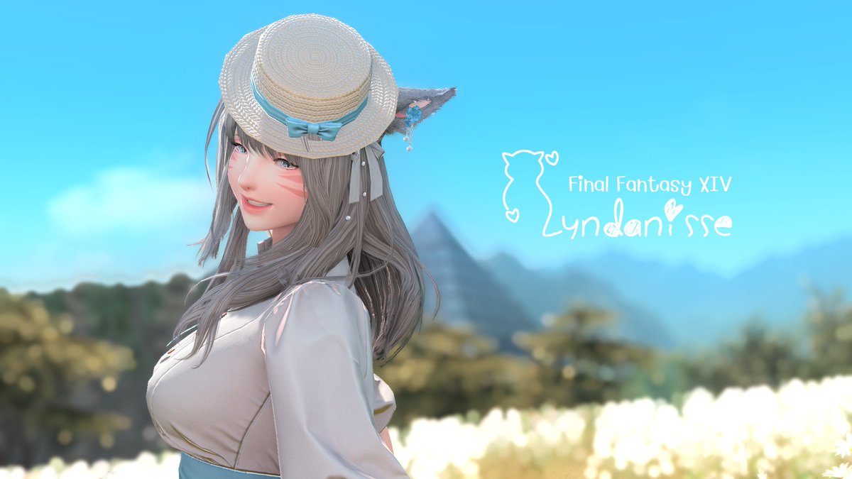 Lyndanisse's tweet image. Blue
#FFXIV #GPOSERS #miqote