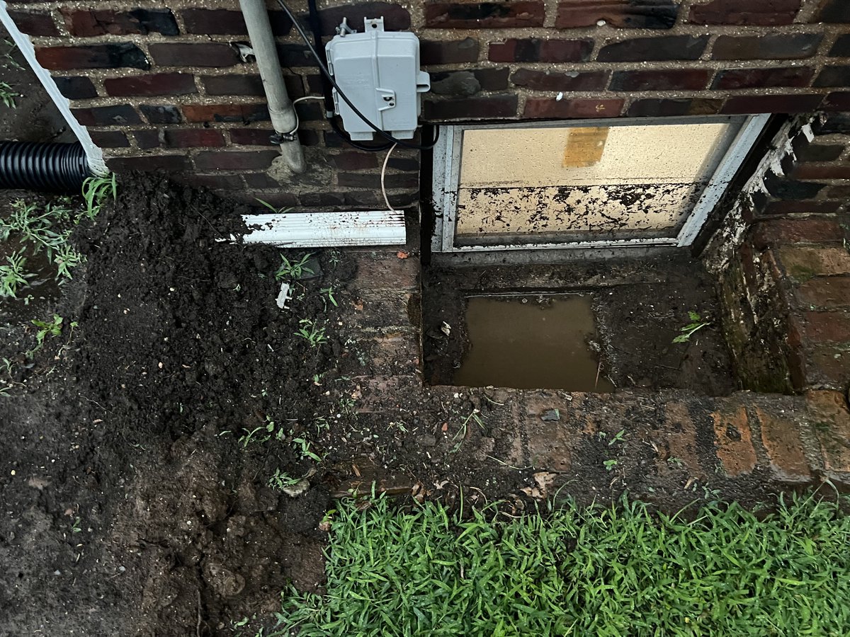 Got some basement water because I failed to dig this up last week when I saw it. There's a maintenance tech joke in here somewhere.