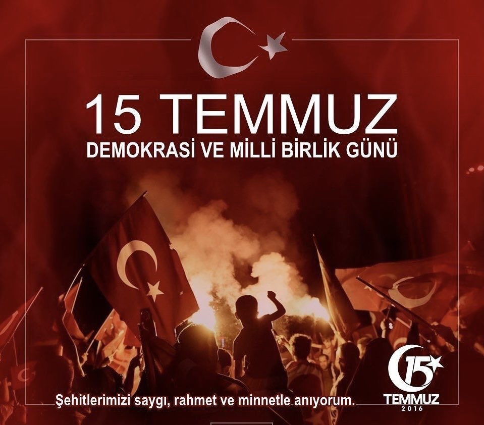 Rabbim bir daha yaşatmasın 15 temmuz şehitlerimizi rahmetle anıyoruz 🇹🇷🇹🇷🇹🇷🇹🇷🤲🇹🇷