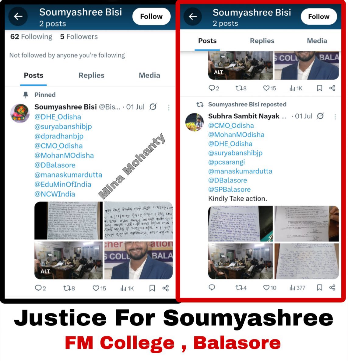 the_abhijeetkr's tweet photo. Soumyashree’s self-immolation wasn’t just a tragedy — it was a scream against a broken system that failed her at every level.
A young woman had to set herself on fire to be heard.
#JusticeForSoumyashree
#Ukraine #LoveIsland #balasorefmcollege https://t.co/jENspZSOTL