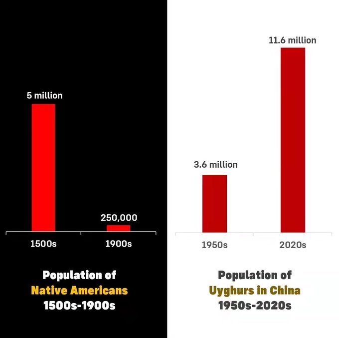 ShangguanJiewen's tweet image. There absolutely was a genocide!
But it wasn't in China.