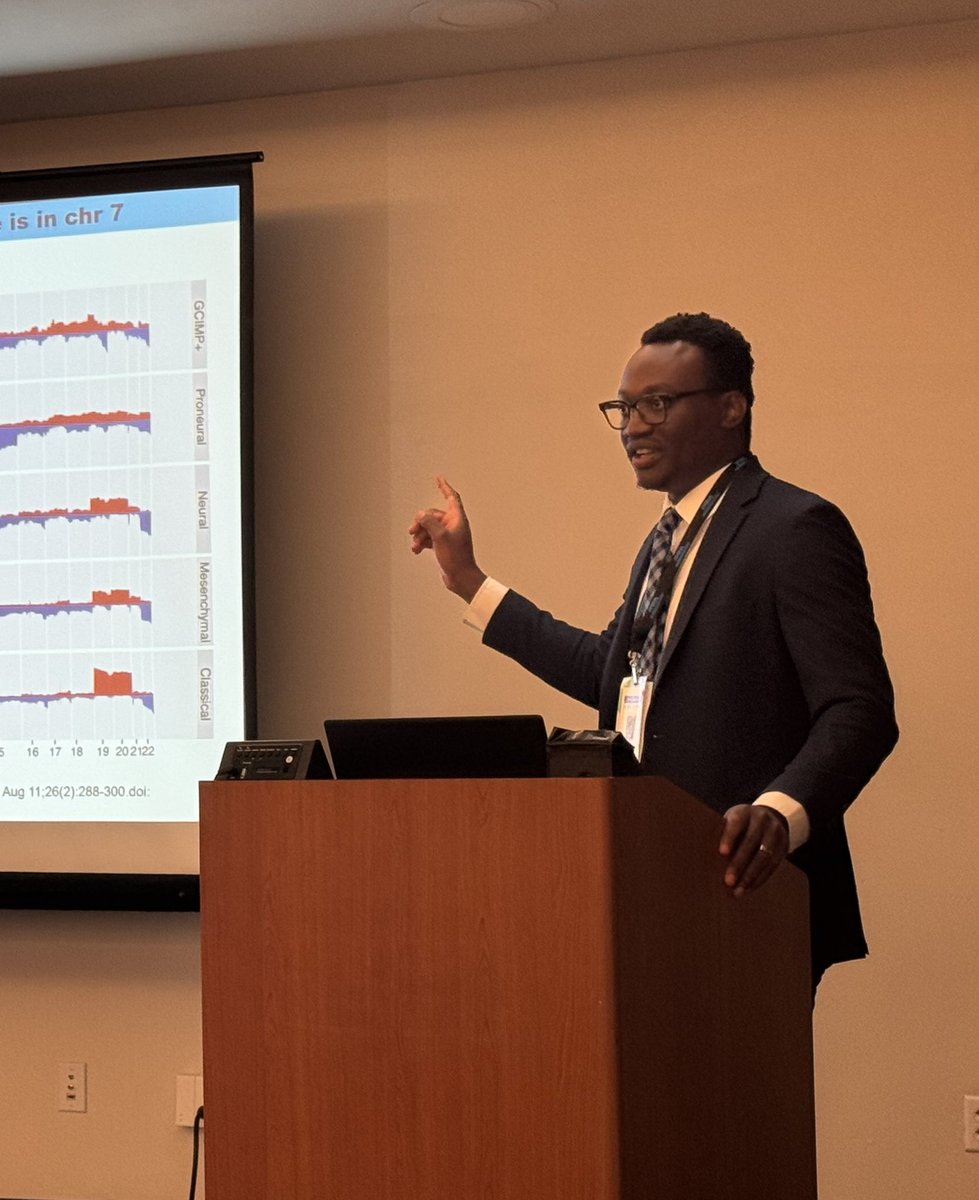 djlee714's tweet image. A phenomenal presentation by my co-resident/bowling buddy and new girl dad @IOgobuiro on a novel biomarker for the molecular prognostication of GBM at the @floridarad Annual Conference