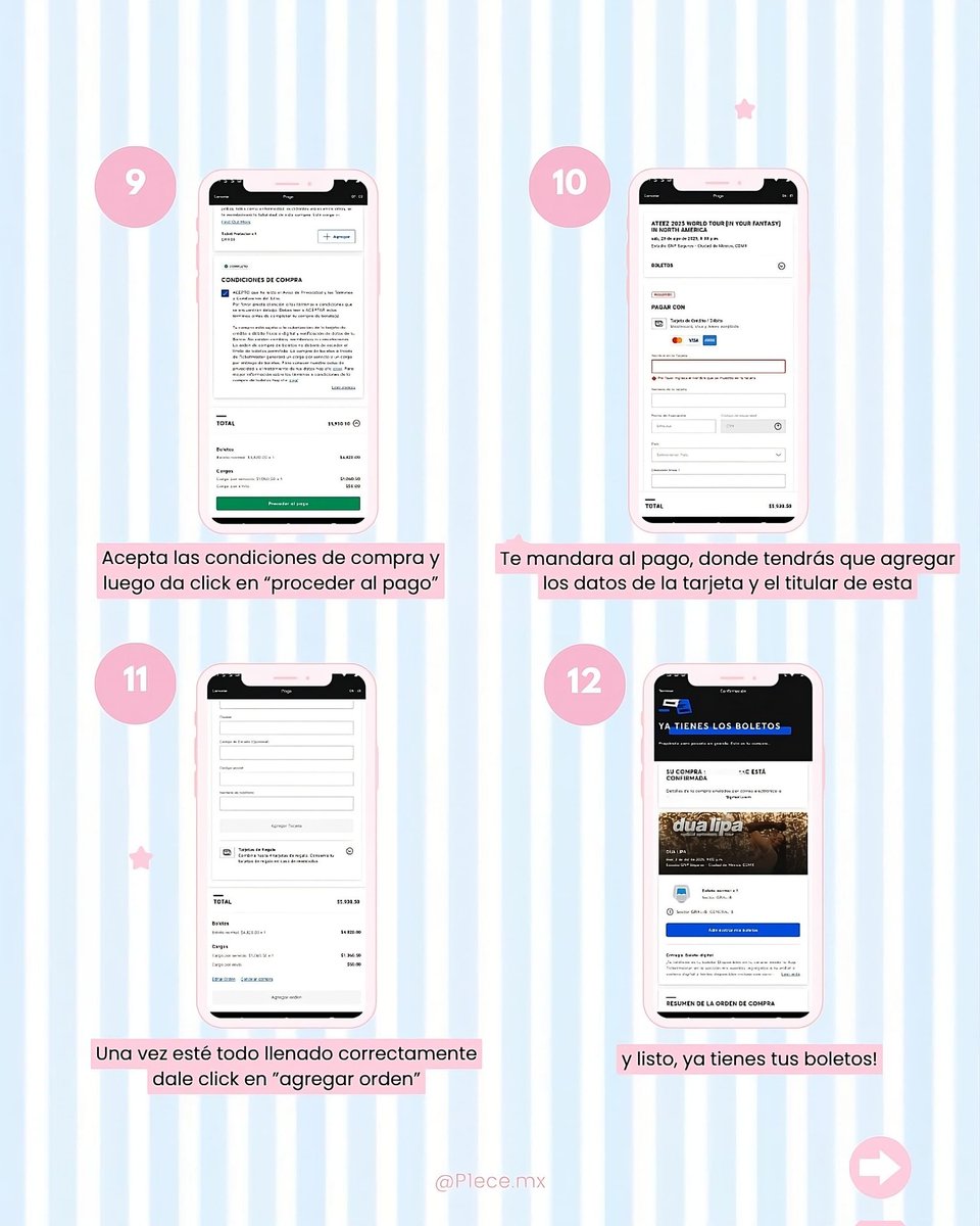 P1eceMx's tweet photo. P1ece, aquí te dejamos una guía para comprar tus boletos y beneficios sin ningún problema!

Si aún tienes dudas, haznos saber a través de nuestro instagram para poder ayudarte, mucha suerte p1ece! ⭒˗ˏˋ𓆩 🍀 𓆪ˎˊ˗⭒
(Guia Ticketmaster)
#P1HarmonyinLATAM #P1H #most_wanted https://t.co/768O97rNzJ