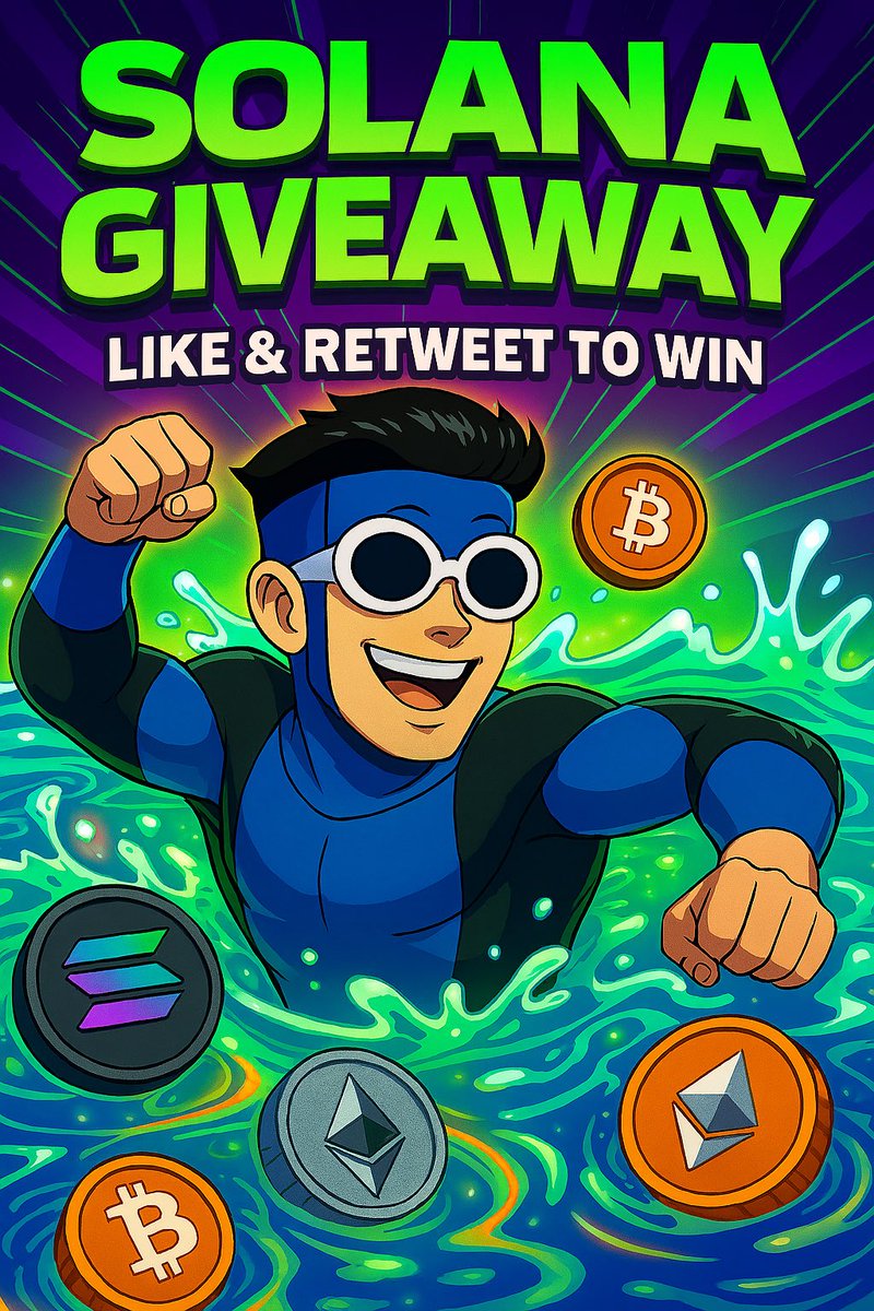 vhondyy's tweet image. FLASH $50 SOL GIVEAWAY

- Follow 💙
- Retweet ♻️
- Tag a friend 👾

ENDS IN 48 HOURS GOOD LUCK

#sol #Giveaway #btc #eth #crypto