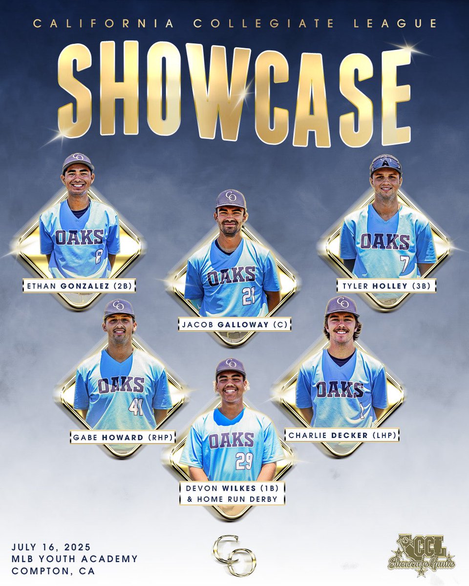 OUR 2025 CCL SHOWCASE PLAYERS! 🌟

Congrats to those selected to rep the South Team in this year’s CCL Showcase.

📍 MLB Youth Academy, Compton College
📅 Wednesday, July 16
⚾ Home Run Derby: 4:30 PM
⭐ Showcase Game: 7:00 PM

Mark your calendars and come show your support!