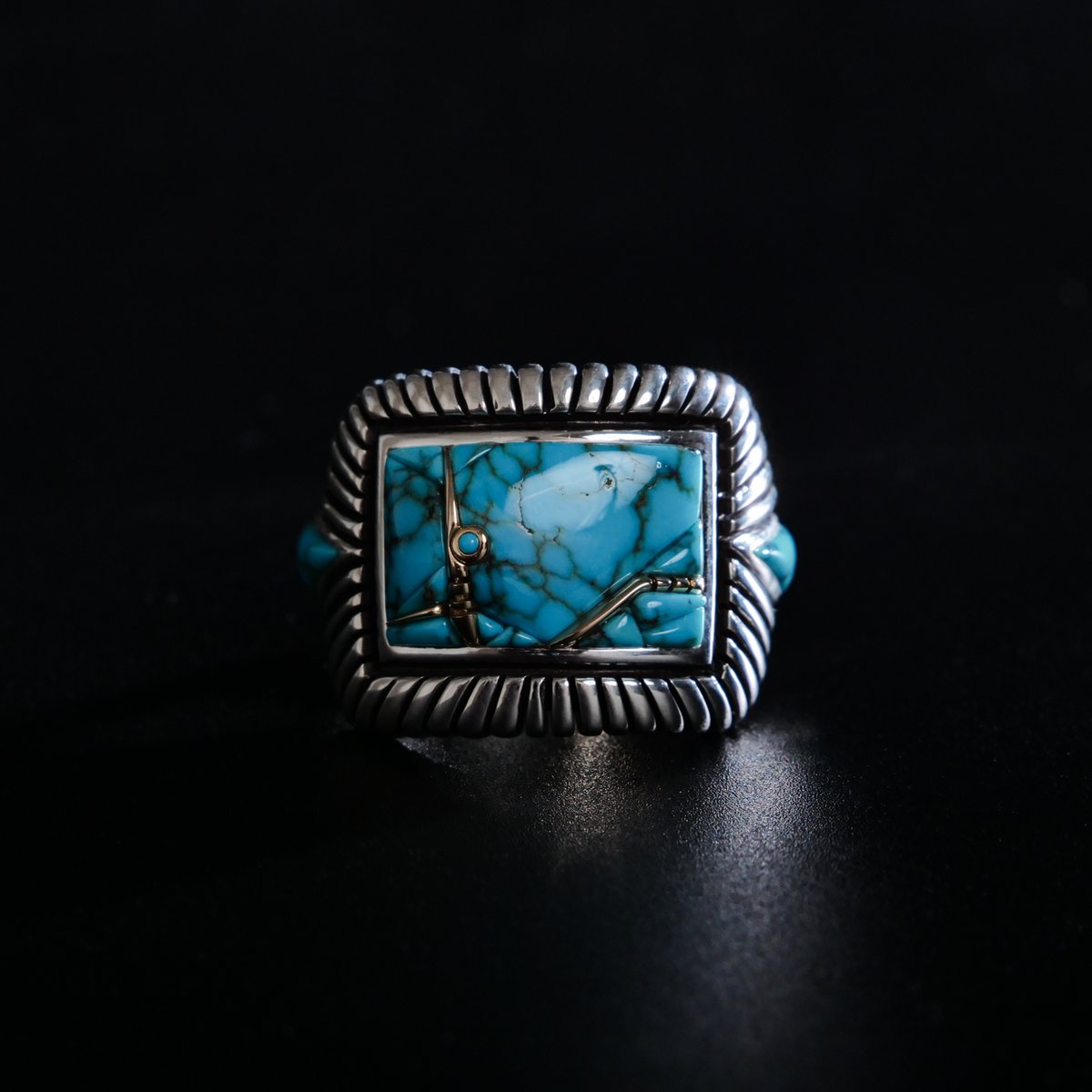 インディアンジュエリー ローンマウンテン ターコイズペンダント