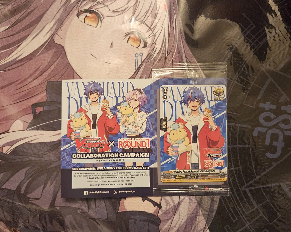 sapsnips's tweet photo. imagine having a round1 sponsored gabu plush #CardfightVanguard #Round1USA #CFVR1Collab https://t.co/ywHhvd83nn