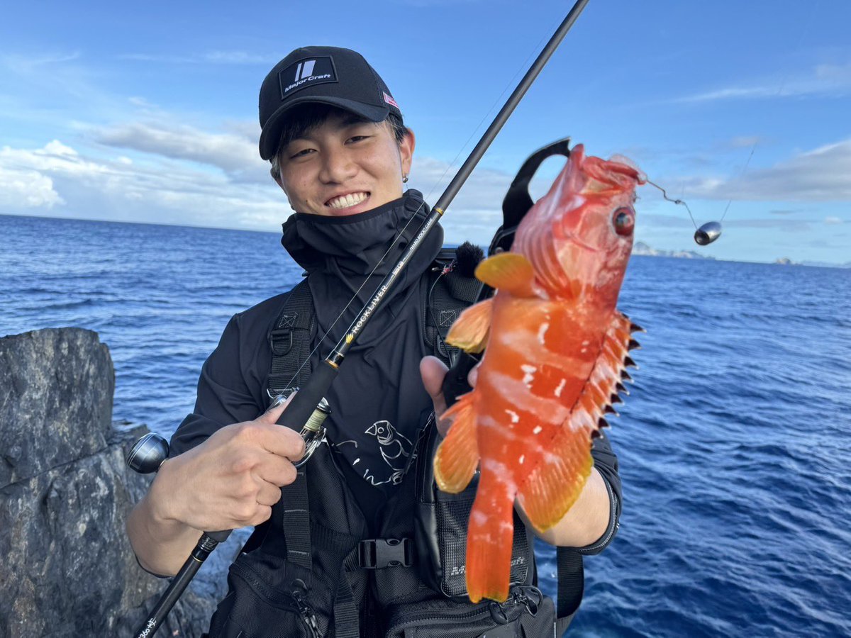 沖磯で長尺ロッド曲げるの楽しすぎる！ New!! #ロックライバー5G 982XH