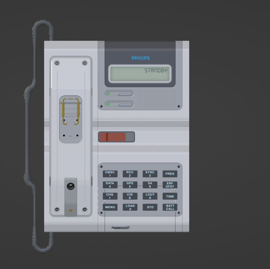 MTahakhalid's tweet photo. Work in progress: Sci-fi telephone designed from scratch for a game.
Fully handcrafted, production-ready – no AI prompts, no shortcuts.
Built for real use in games or film.
#3DModeling #GameDev #SciFiDesign #HardSurface #Blender3D #ConceptArt #NoAI #indiedev https://t.co/wIVLJqex8y