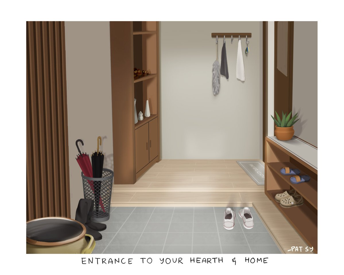 HumptyPatsy_'s tweet image. Interior Illustration Series 07/08 ( ≧ᗜ≦)₊˚⊹♡
Entrance~ ^^
#artshare #artmoots #interiors