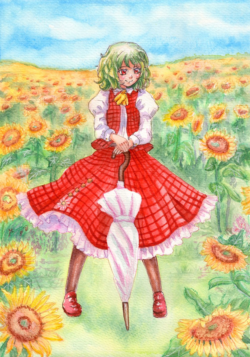 東方project　風見幽香　ひまわりフィーバー　スリーブ カードスリーブ 『風見幽香』 - ふうちょう保護区