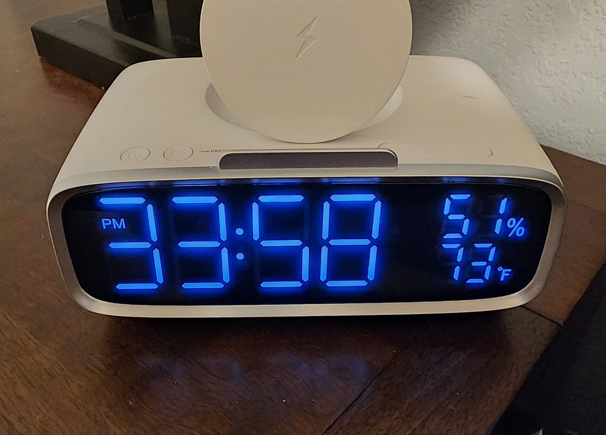 I think it's time... 
For a new clock