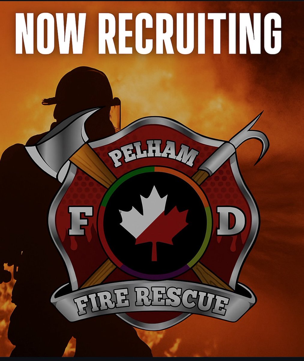 PFD121's tweet image. Do you want to give back to your community? Do you want to be challenged and rewarded like never before? Join the Pelham Fire Department. Go to pelham.ca/careers.