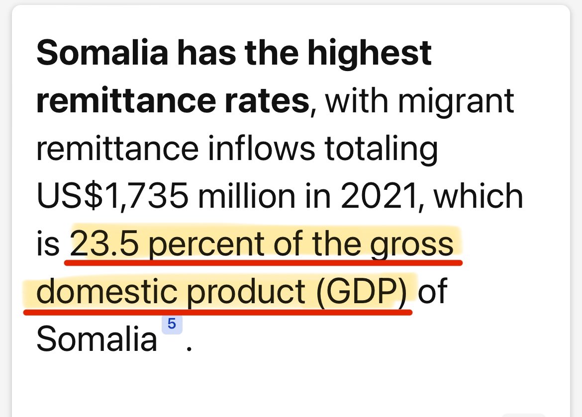 We mostly brought Somali immigrants here for a military purpose: helping US proxy networks prevail in Somalia’s 50-year civil war. Refugees get welfare and free living here then send remittances home to mostly CIA-backed proxies in Somalia. It’s like USAID money via migration.
