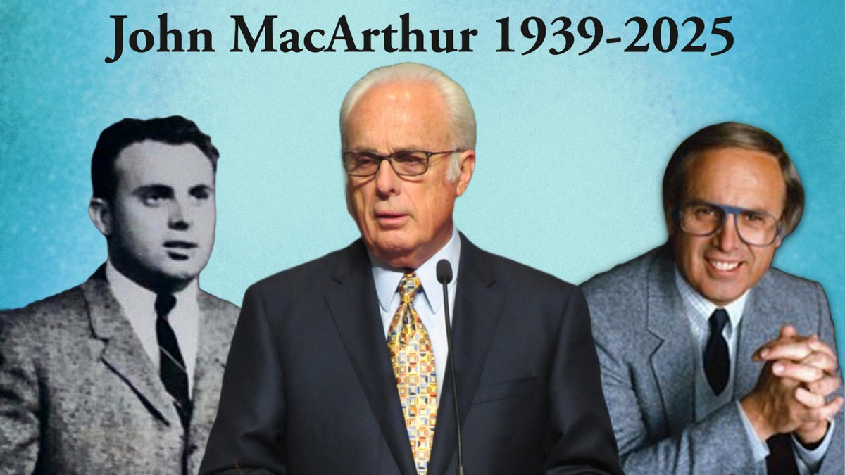 Tomorrow at 9AM EST: A tribute to Pastor John MacArthur.

Everyone will have the opportunity to share their own memories.

Link below.