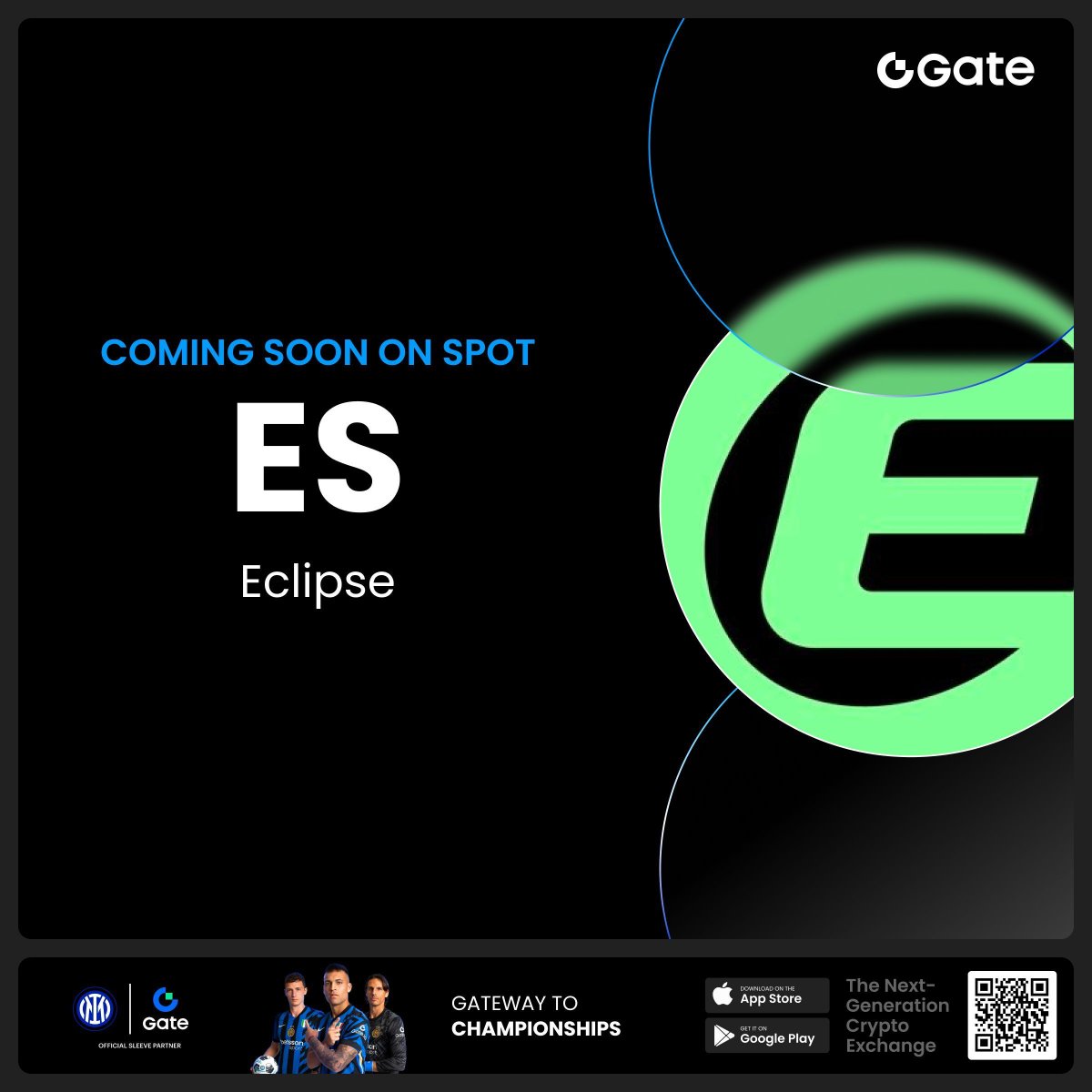 Gate Launch (@gateio_launch) on Twitter photo 🔔 $ES will be listed soon on Gate <a href="/EclipseFND/">Eclipse (🐮,🌑)</a>
Stay tuned for official updates.
#Gate #ES 🔔 $ES will be listed soon on Gate <a href="/EclipseFND/">Eclipse (🐮,🌑)</a>
Stay tuned for official updates.
#Gate #ES